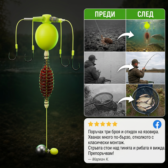 Готов Монтаж За Дънен Риболов ProCatch™