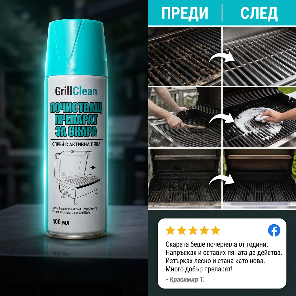 Спрей За Почистване На Грил GrillClean™