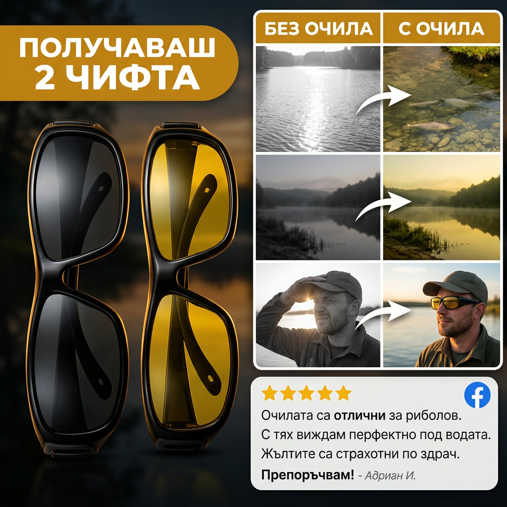 Поляризирани Очила За Риболов FishView™