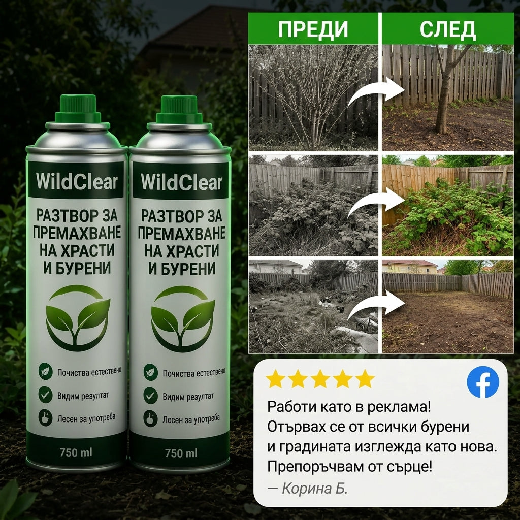 Препарат Срещу Нежелана Растителност WildClear™