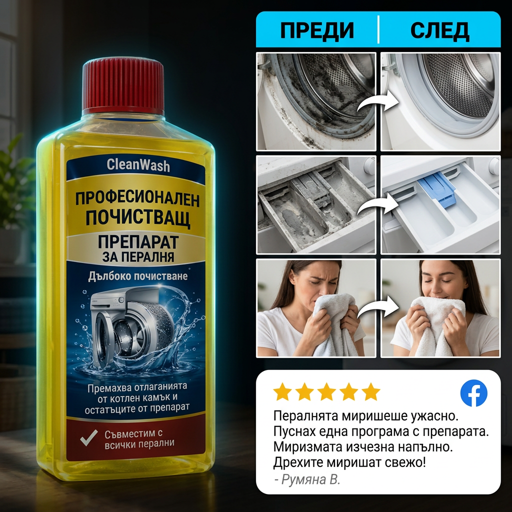 Препарат За Пералня CleanWash™