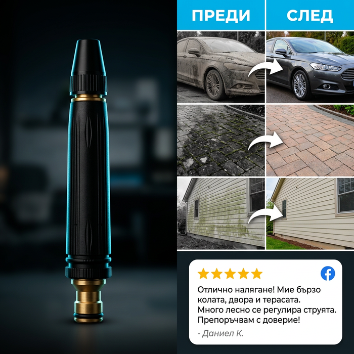 Адаптер За Силна Водна Струя JetPower™