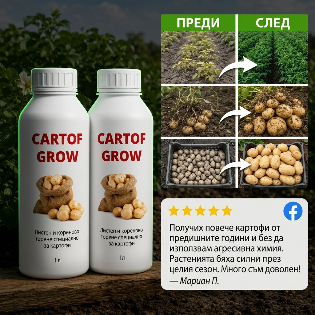 Комплект 1+1 Тор За Картофи CartofGrow™