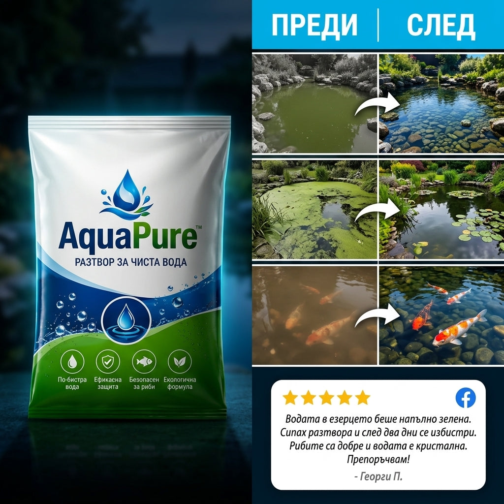 Разтвор За Избистряне На Водата AquaPure™