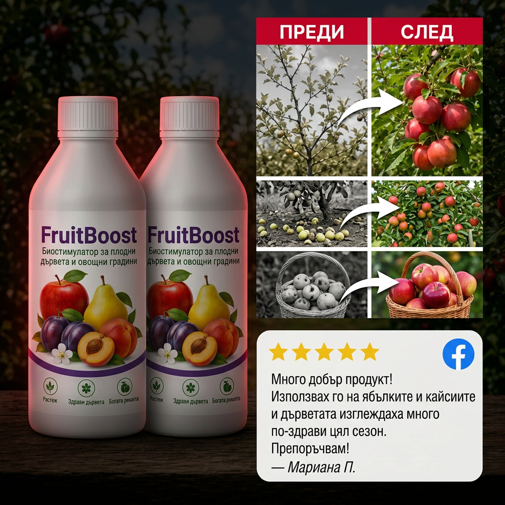 Органичен Биостимулатор За Овошки FruitBoost™