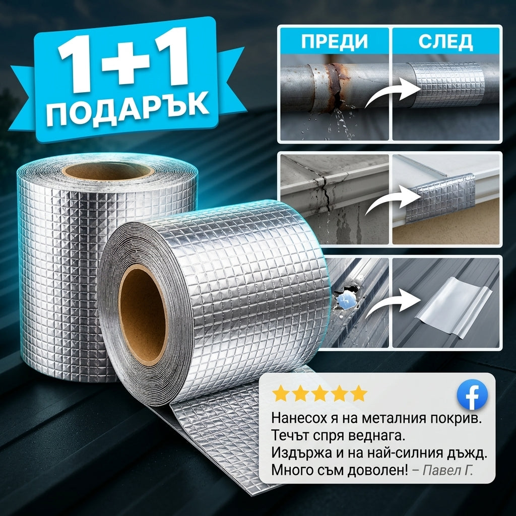 Комплект 1+1 Уплътняваща Лента AquaSeal Tape™