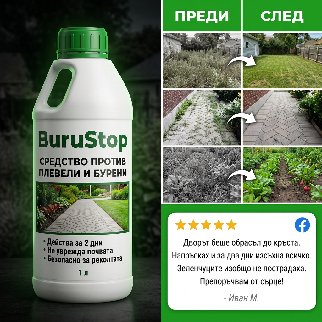 Комплект 1+1 Препарат Срещу Плевели BuruStop Plus™