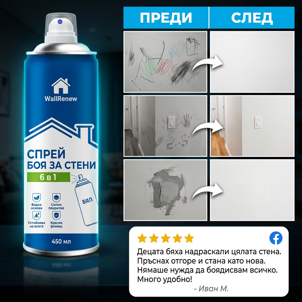 Спрей За Стени WallRenew™