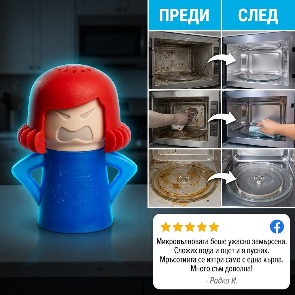 Парен Уред За Почистване На Микровълнова AburiClean™