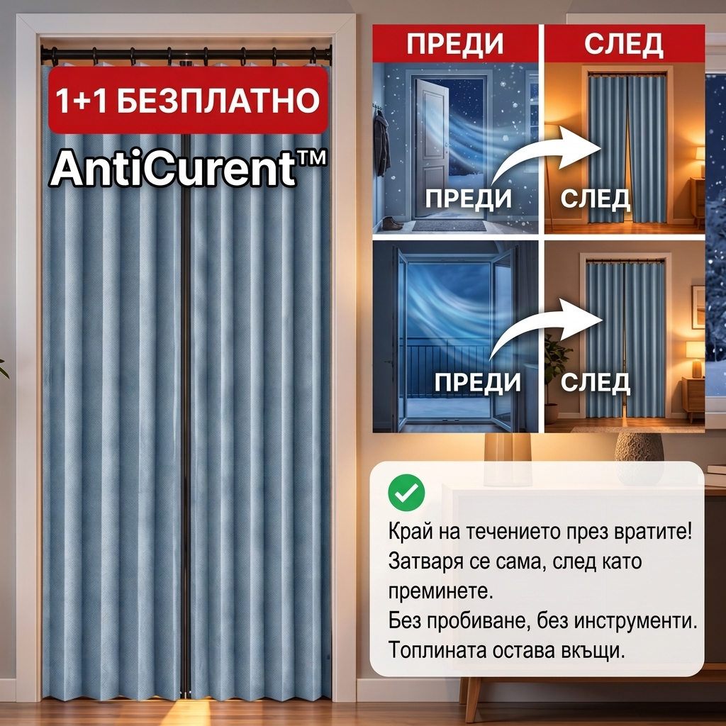Магнитна Изолираща Завеса AntiCurent™ 1+1 БЕЗПЛАТНО